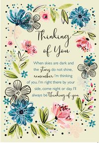 Tap to view Thinking Of You Verse Card
