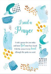 Tap to view Thinking Of You Prayer Card