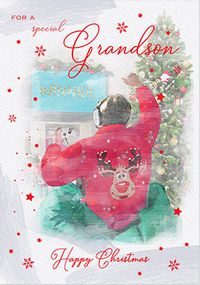 Tap to view Grandson Traditional Christmas Card