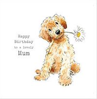 Tap to view Cute Puppy Mum Birthday Card