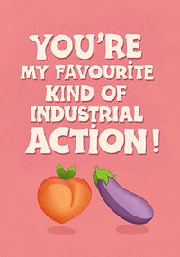 Tap to view Industrial Action Birthday Card