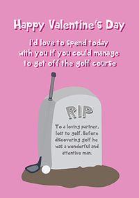 Tap to view Golf Valentine Card