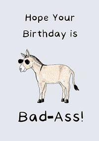 Tap to view Bad-A*S Birthday Card