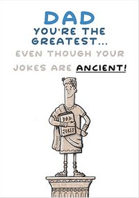 Tap to view Dad Your Jokes Are Ancient Father's Day Card