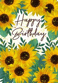 Tap to view Sunflowers Birthday Card
