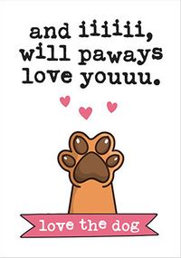Tap to view Paw-ays Love You Mothers Day Card