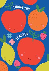 Tap to view Fruits Thank You Teacher Card