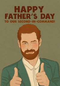 Tap to view Second in Command Father's Day Card