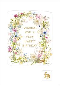 Tap to view Wishing you a Happy Birthday Foliage Card