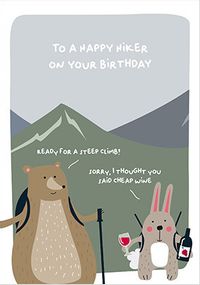 Tap to view Happy Hiker Birthday Card