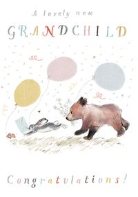 Tap to view Lovely Little Grandchild New Baby Card