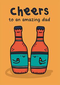 Tap to view Cheers to an An Amazing Dad Father's Day Card