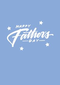 Tap to view Happy Father's Day Text and Stars Card