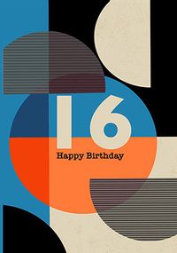 Tap to view 16th Birthday Modern Card