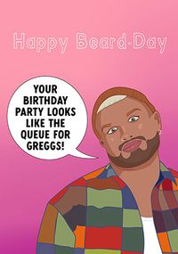 Tap to view Happy Beard Day Birthday Card