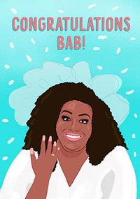 Tap to view Congratulations Bab Topical Card