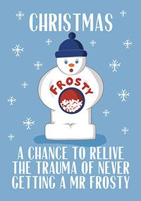 Tap to view Xmas Gift Trauma Christmas Card