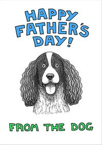 Tap to view Father's Day From the Spaniel Card