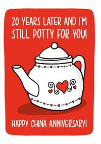 Tap to view Still Potty For You Anniversary Card