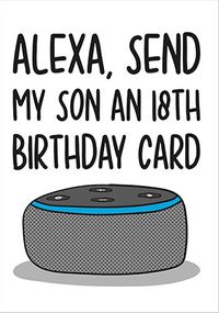 Tap to view Send My Son An 18th Birthday Card