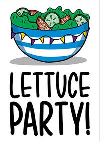 Tap to view Lettuce Party Birthday Card
