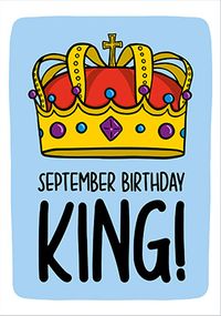 Tap to view September Birthday King Card