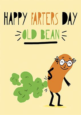 Old Bean Father's Day Card | Funky Pigeon