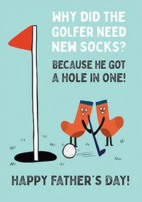 Tap to view Hole in One Father's Day Card