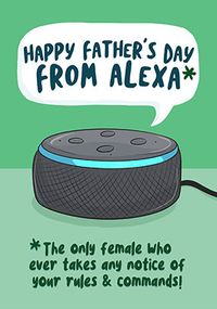 Tap to view From Alexa Father's Day Card