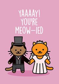 Tap to view You're Meow-ied Wedding Card