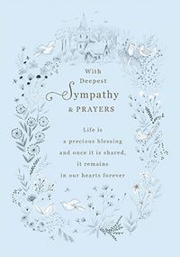 Tap to view Prayers Sympathy Card