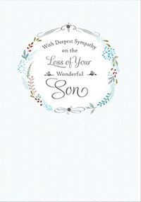 Tap to view Loss Of Son Sympathy Card