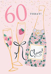 Tap to view Champagne 60th Birthday Card