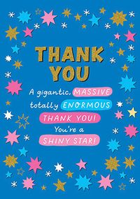 Tap to view You're A Shiny Star Thank You Card