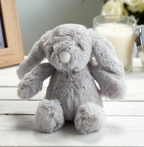 grey plush bunny