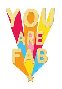 Tap to view You are Fab Thank You Card