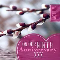 Tap to view Wedding Anniversary Card - Willow 9