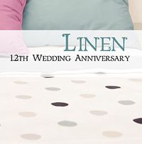 Tap to view Wedding Anniversary Card - Linen