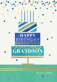 Happy Birthday Grandson Cake Images Happy Birthday Grandson Cake Card | Funky Pigeon