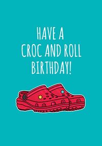 Tap to view Croc And Roll Birthday Card