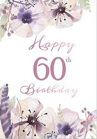 Tap to view Floral Boutique 60th Birthday Card