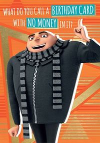 Tap to view Gru Despicable Me Birthday Card