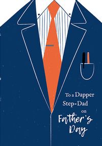 Tap to view Dapper Step-Dad Father's Day Card