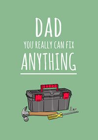 Tap to view Dad You Really Can Do Anything Father's Day Card