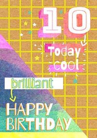 Tap to view 10 Today Cool Birthday Card