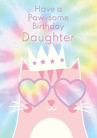 Tap to view Pawsome Daughter Birthday Card