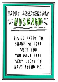 Tap to view Husband Anniversary Card