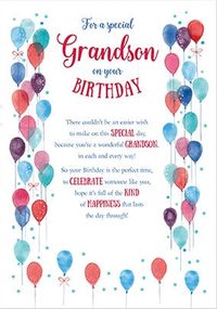 Tap to view Special Grandson Birthday Card1