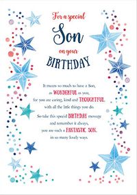 Tap to view Special Son Birthday Card1