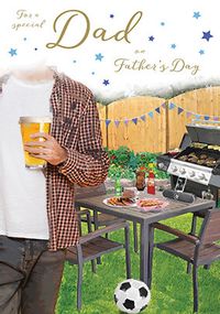 Tap to view Special Dad BBQ Father's Day Card